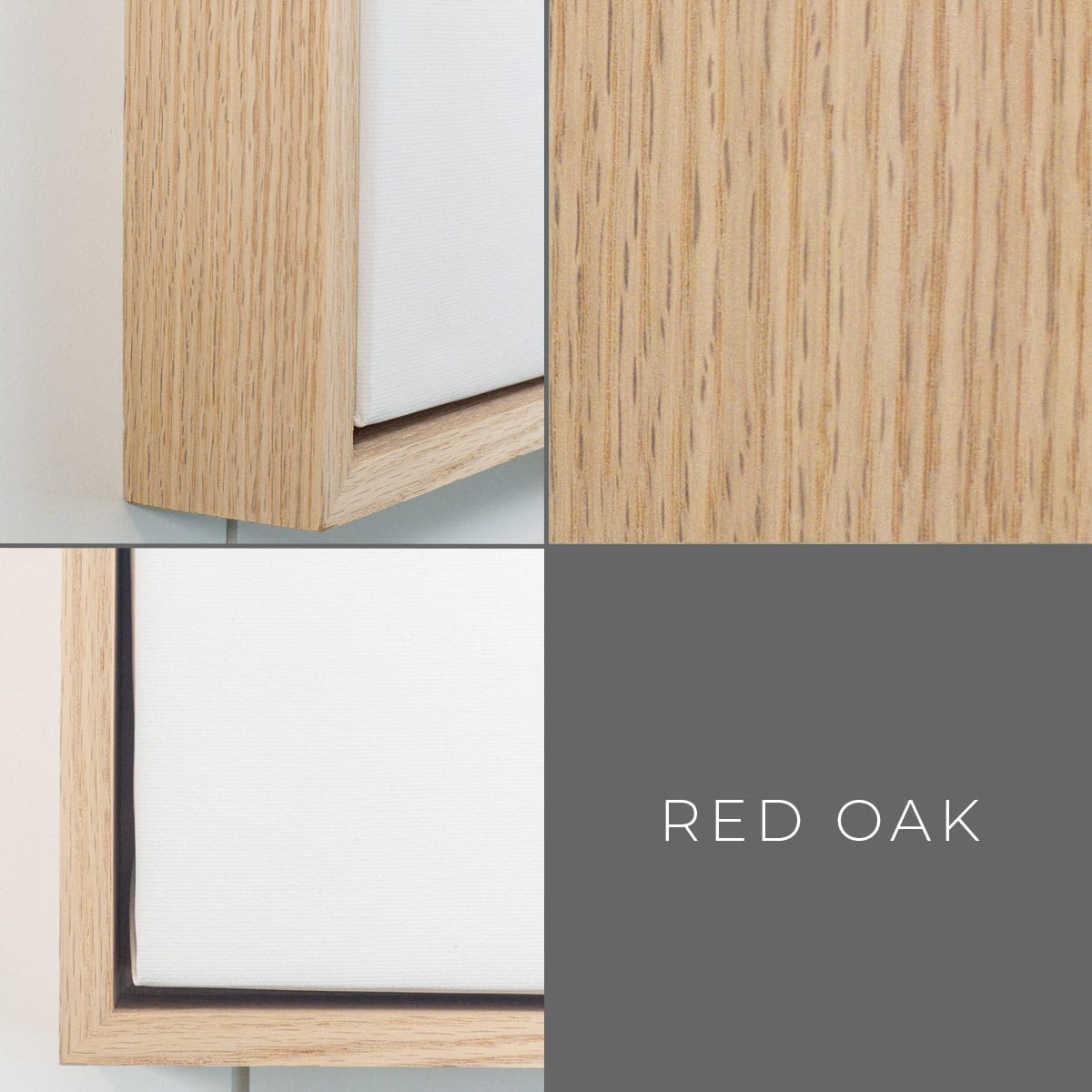 Red Oak Frame Option