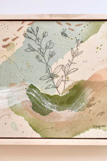 Wild Blue Indigo + Honey Bee