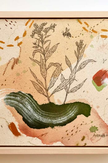 Goldenrod + Honey Bee