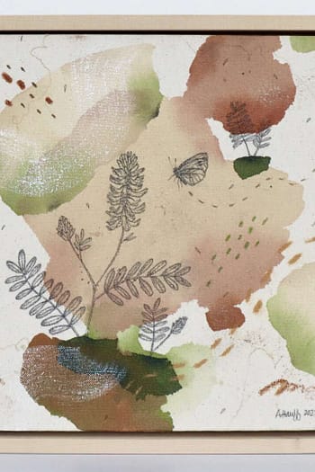 Milk Vetch + Cabbage White Butterfly