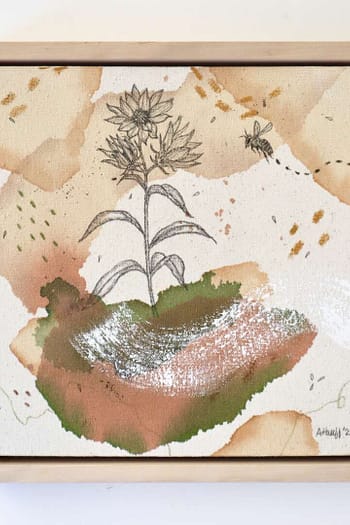 Maximilian Sunflower + Honey Bee