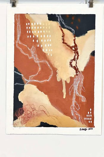 Acrylic Abstract on Canvas Paper 4