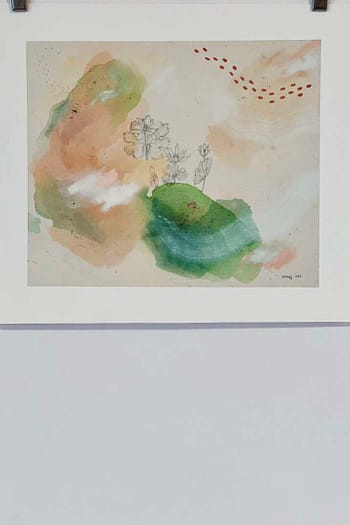 Bloodroot Canvas Print Proof 6.25x7.5