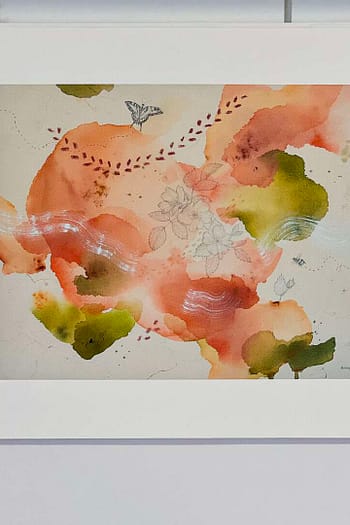 Prairie Rose Canvas Print Proof 6.25x8.25