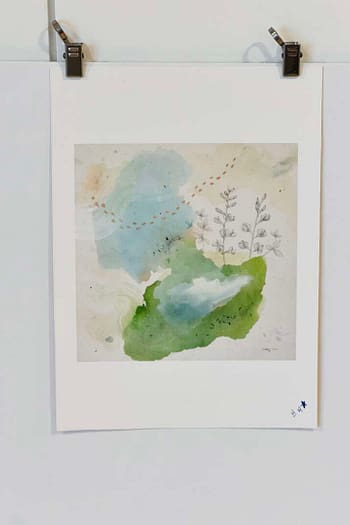 Wild Indigo Canvas Print Proof 5x5