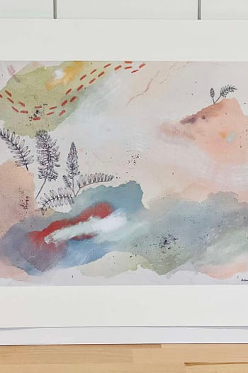 Milk Vetch Canvas Print Proof 11x14