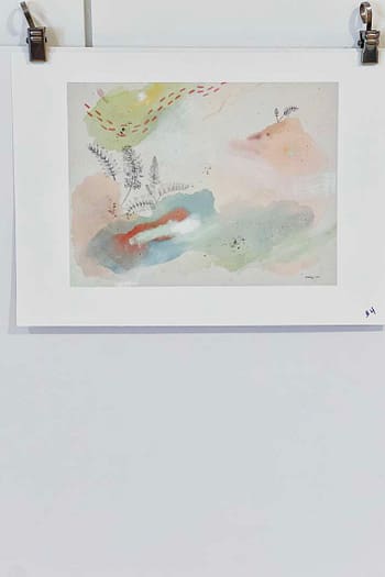 Milk Vetch Canvas Print Proof 4.5x6