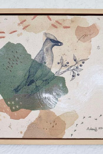 Cedar Waxwing Mini Original