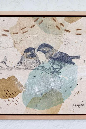 Black Capped Chickadee Mini Original