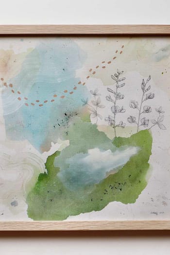 Wild Blue Indigo Fine Art Print - Framed