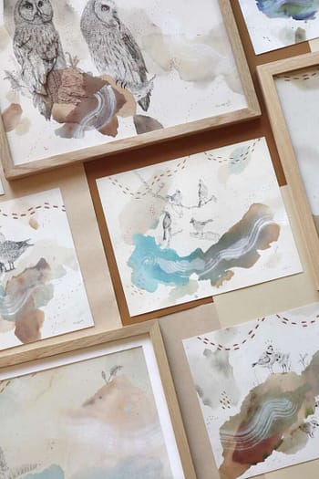 Framed Canvas Print 11x14 and 12x12 Variety