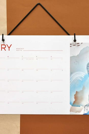 2026 Modern Wall Calendar Refill