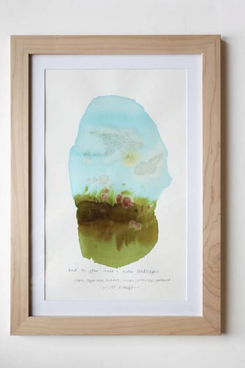 "Tend to Your Landscapes" Wild Ink Sketch