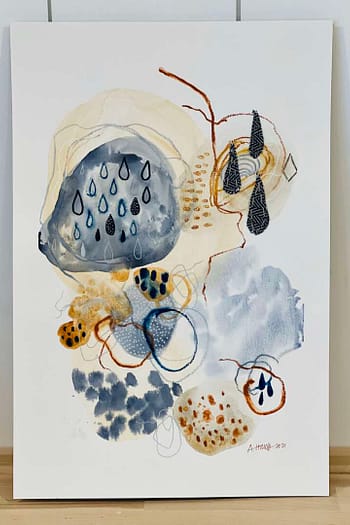 Watercolor Mixed Media Abstract 13