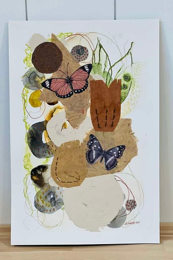 Watercolor Mixed Media Abstract 12