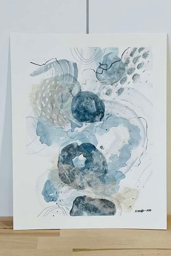 Watercolor Mixed Media Abstract 16