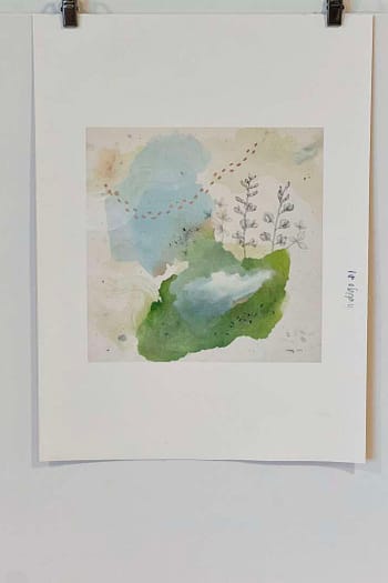 Wild Indigo Canvas Print Proof 6.25x6.25