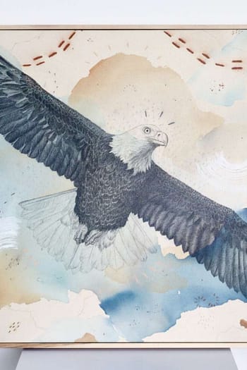 "Bald Eagle, Sacred Emblem & Protector"