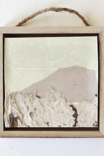 Framed Abstract Landscape Ornament #2