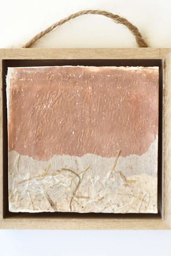 Framed Abstract Landscape Ornament #5